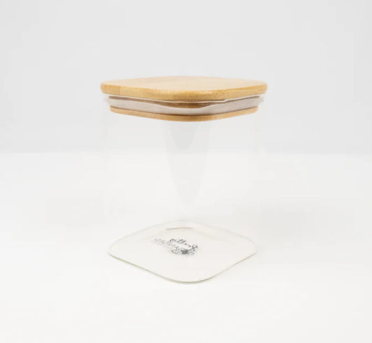 Square Glass Container 850ml