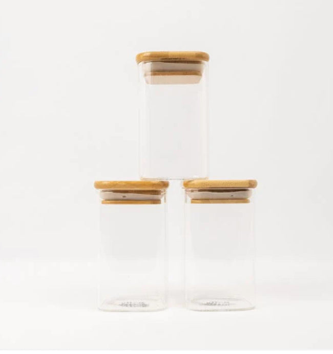 Square Glass Container 250ml