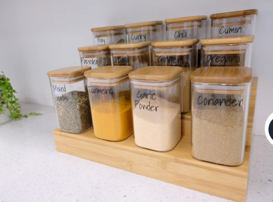 Bamboo Spice Rack