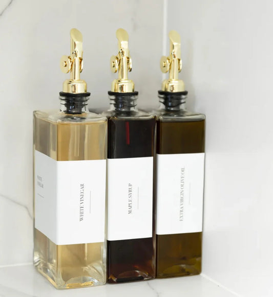 Square Label Set | Oil & Vinegar Edition