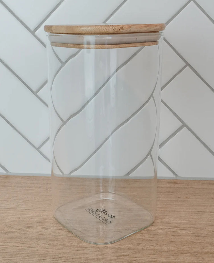 Square Glass Container 1500ml