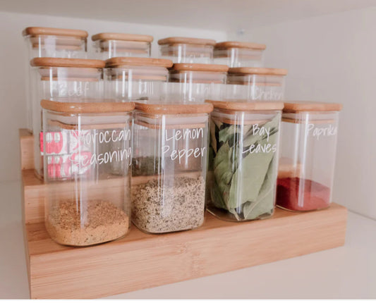 Square Glass Container 250ml