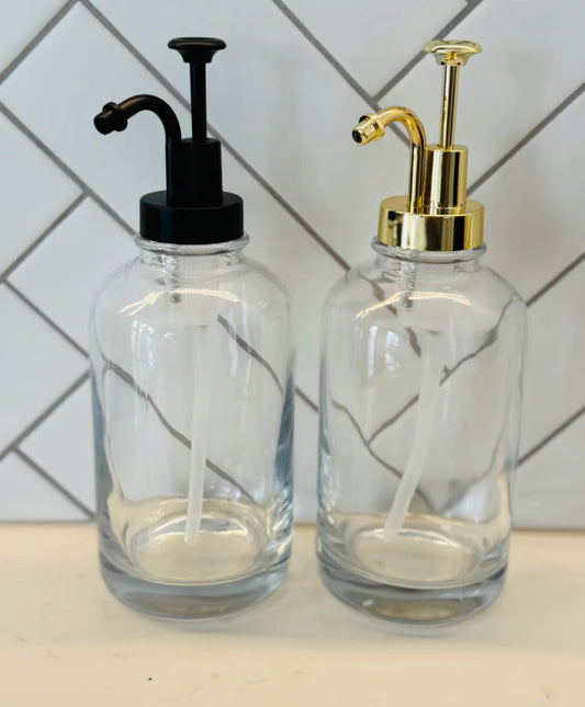 Glass Syrup Dispenser